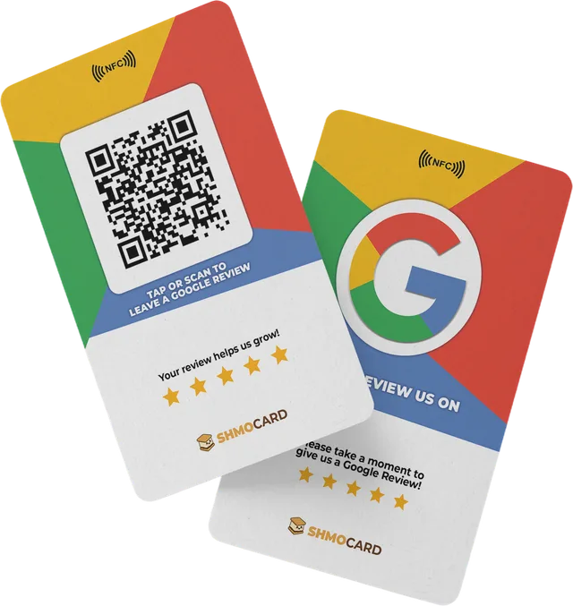 Two Shmo Card NFC review cards